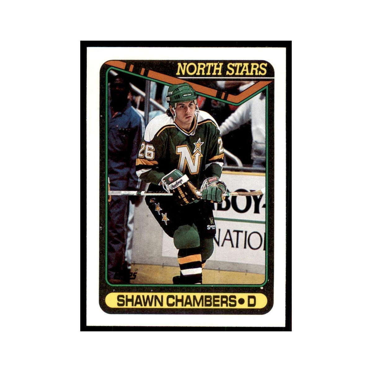 1990 Topps Shawn Chambers Hockey Cards #192