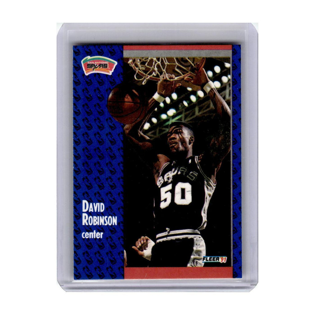 1991 Fleer David Robinson Spurs #187