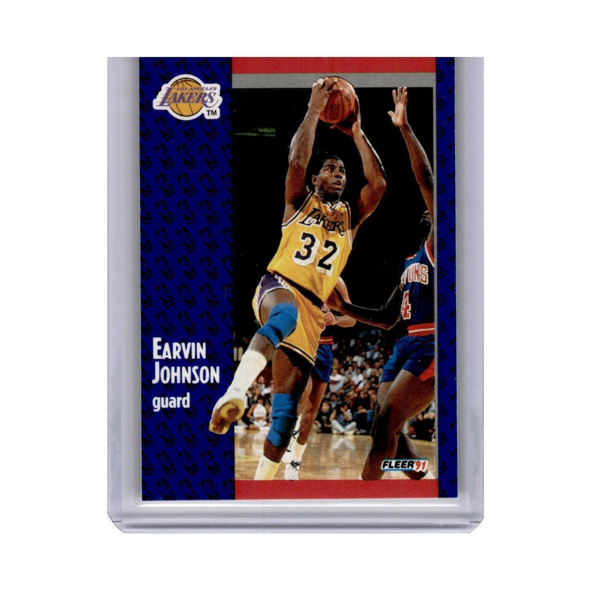 1991 Fleer Earvin Johnson Lakers #100