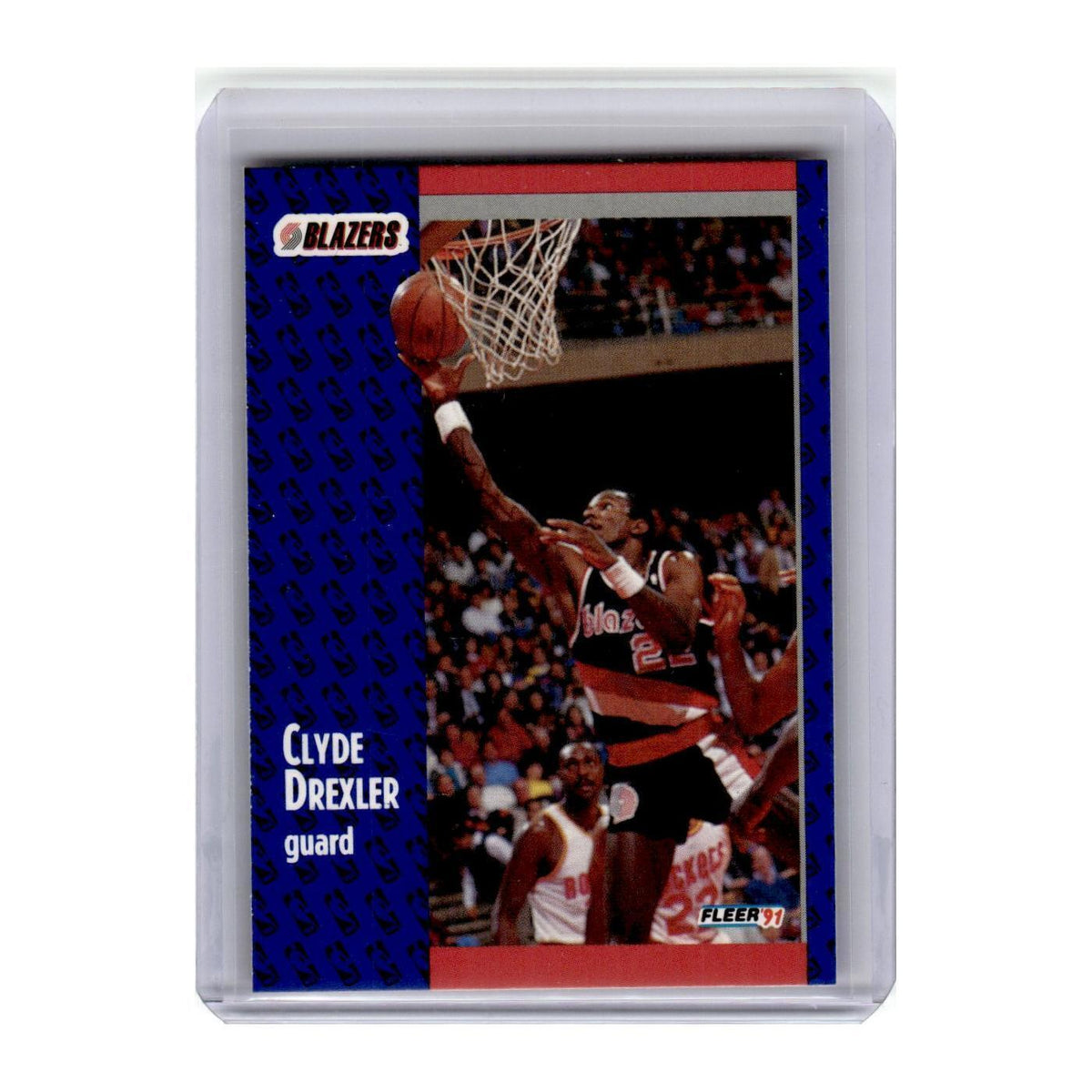 1991 Fleer Clyde Drexler Blazers #168