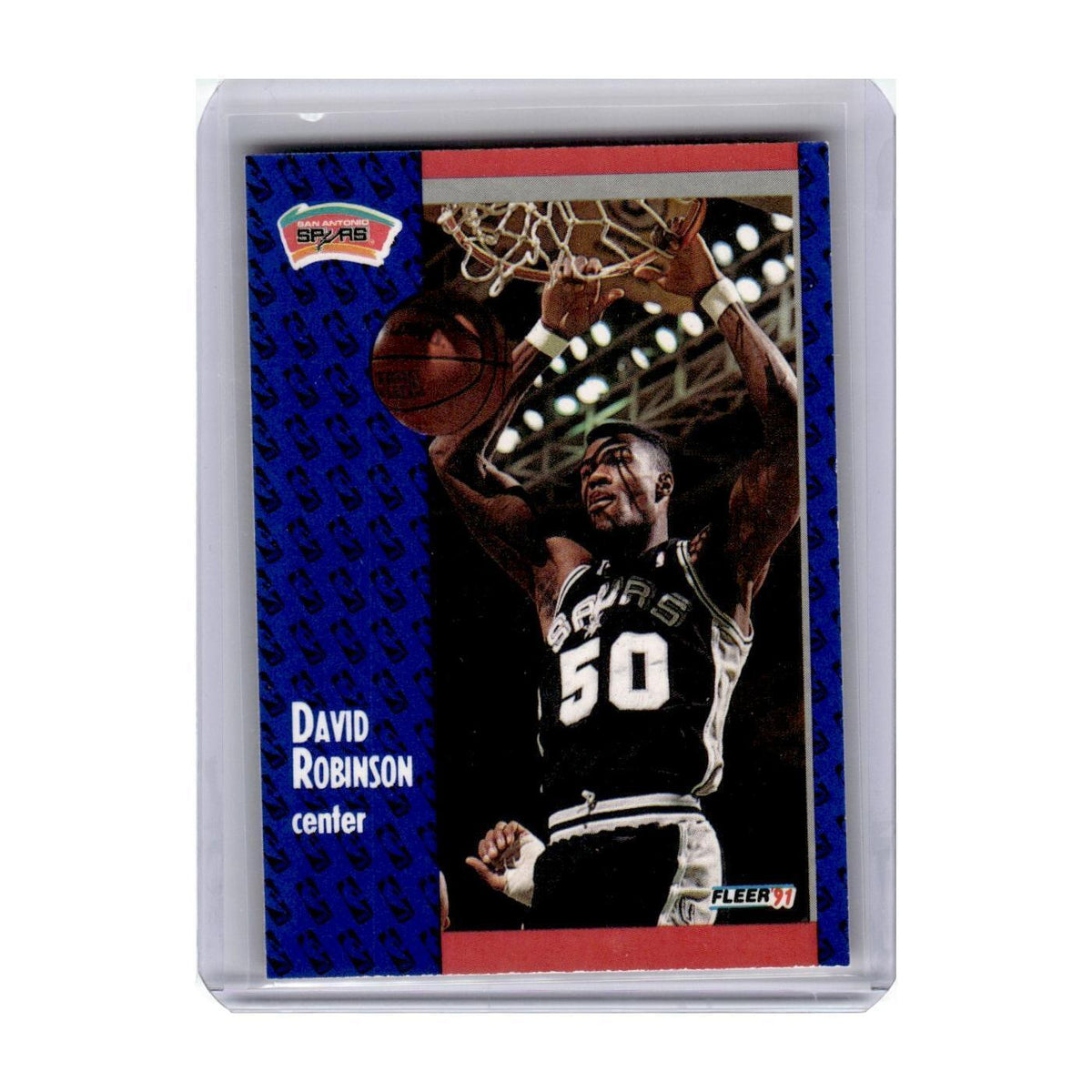 1991 Fleer David Robinson Spurs #187