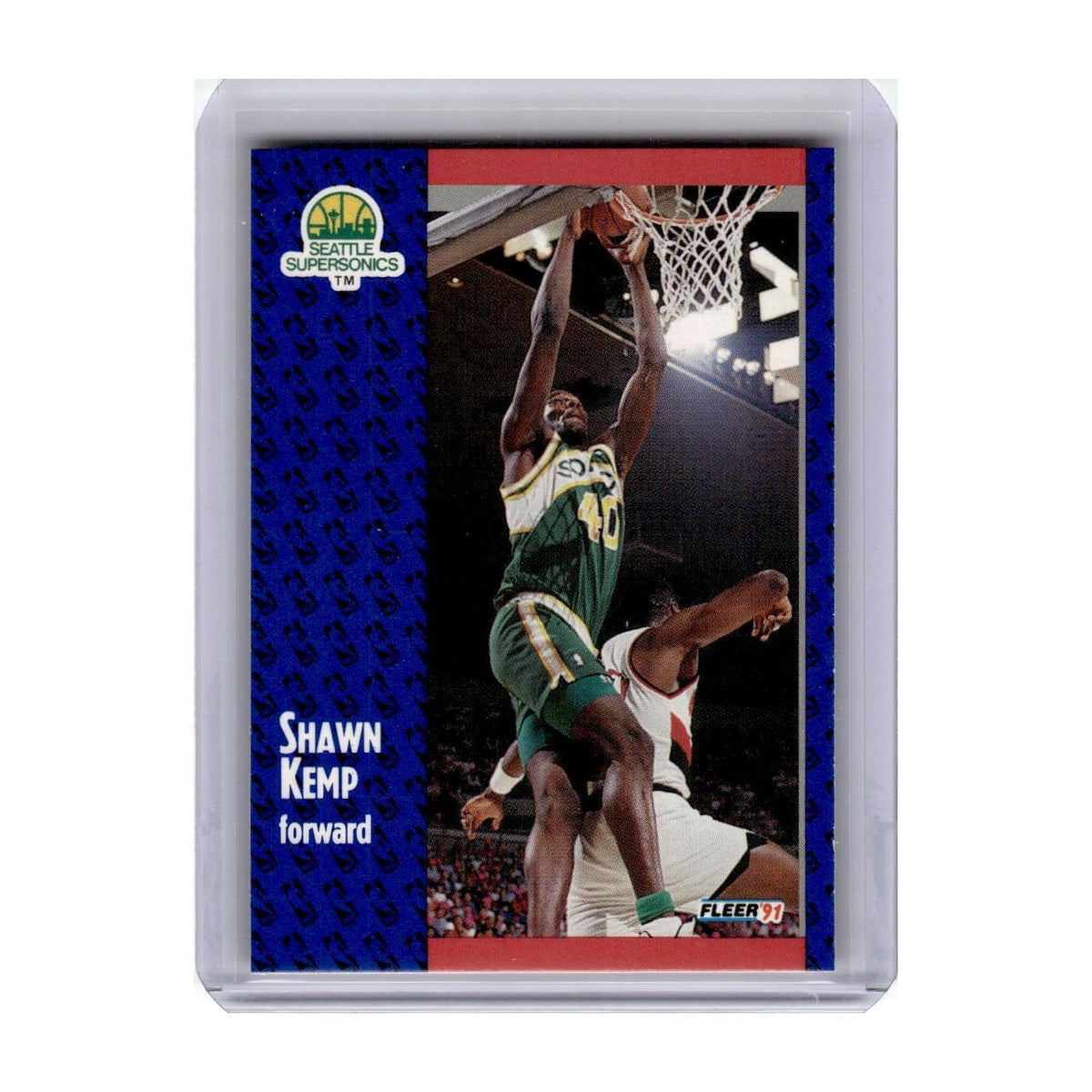1991 Fleer Shawn Kemp Seattle SuperSonics #192