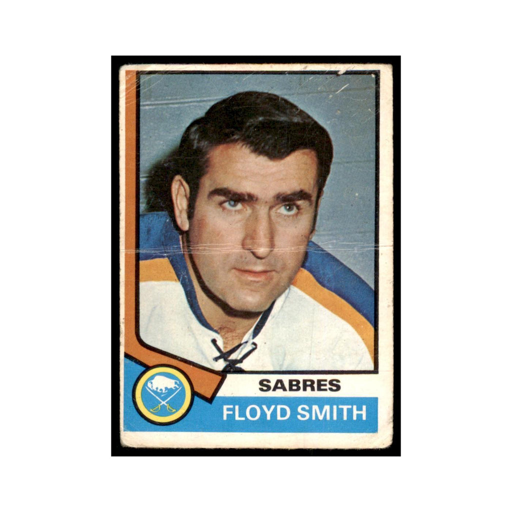 1974 O-Pee-Chee Floyd Smith (Damaged) Buffalo Sabres #176