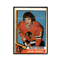 1974 O-Pee-Chee John Marks RC (Damaged) Chicago Blackhawks #282