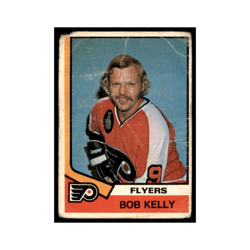 1974 O-Pee-Chee Bob Kelly (Damaged) Philadelphia Flyers #380