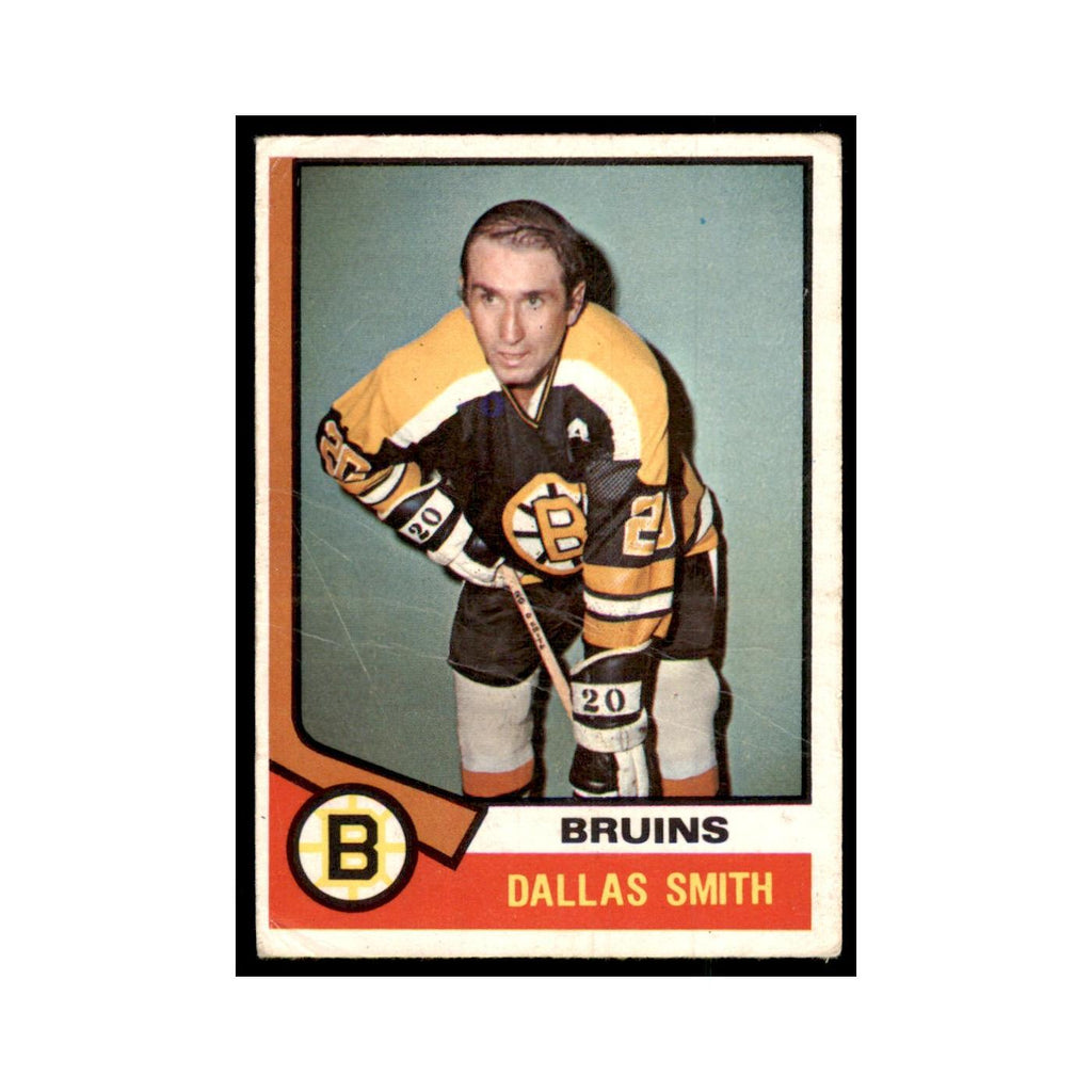 1974 O-Pee-Chee Dallas Smith (Damaged) Boston Bruins #146