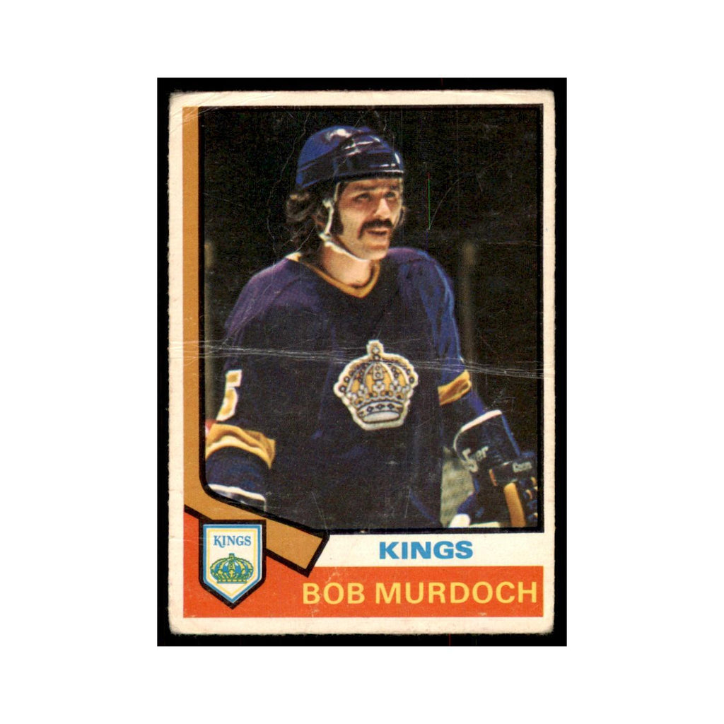 1974 O-Pee-Chee Bob Murdoch RC (Damaged) Los Angeles Kings #194