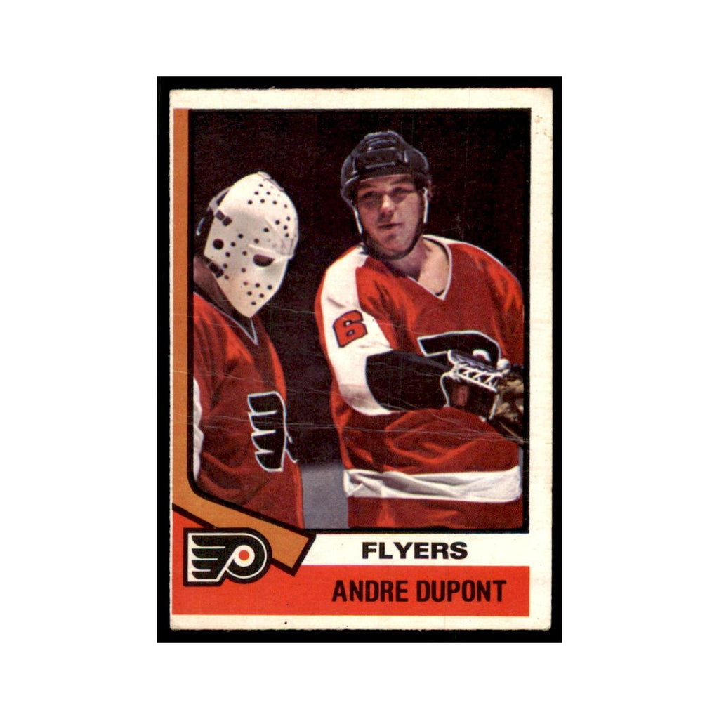 1974 O-Pee-Chee Andre Dupont (Damaged) Philadelphia Flyers #67