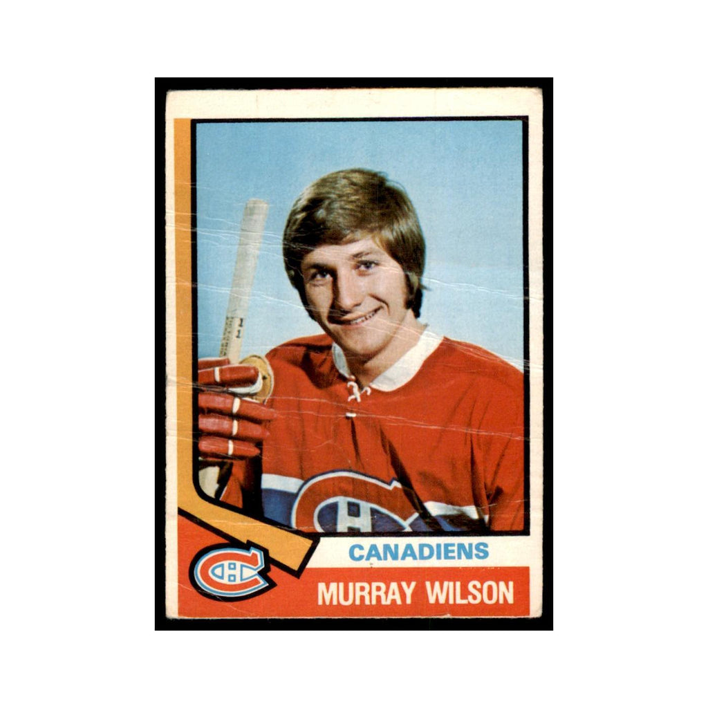 1974 O-Pee-Chee Murray Wilson (Damaged) Montreal Canadiens #359