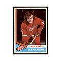 1974 O-Pee-Chee Bill Hogaboam RC (Damaged) Detroit Red Wings #116