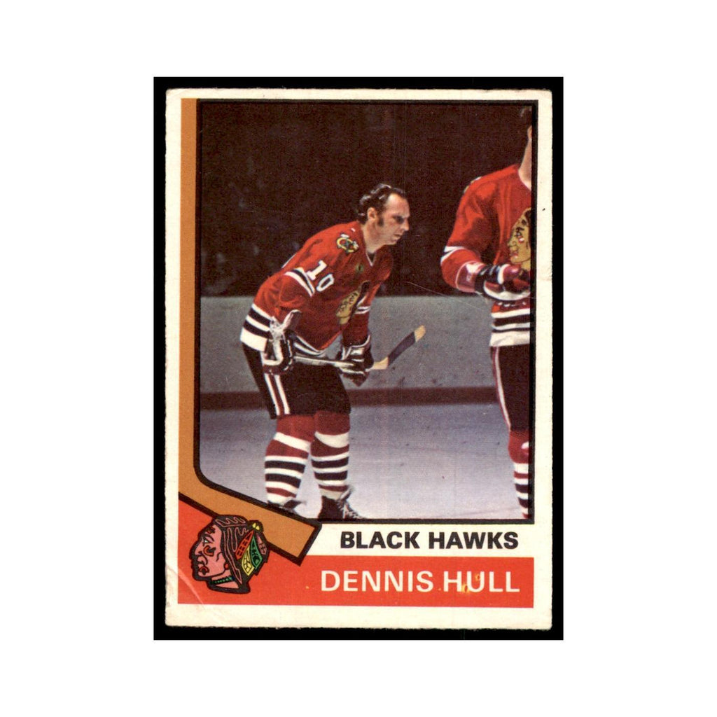 1974 O-Pee-Chee Dennis Hull (Damaged) Chicago Blackhawks #150