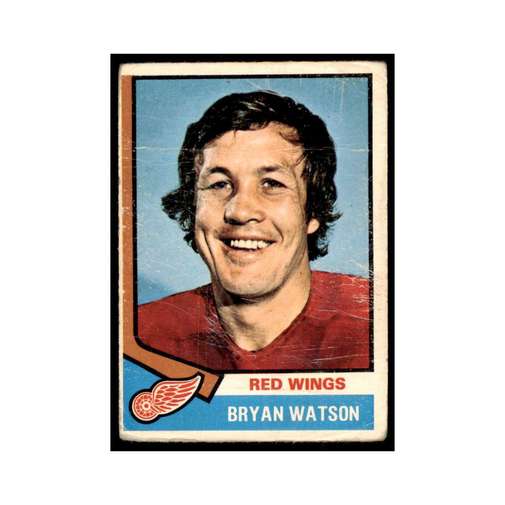1974 O-Pee-Chee (damaged) Bryan Watson Detroit Red Wings #259