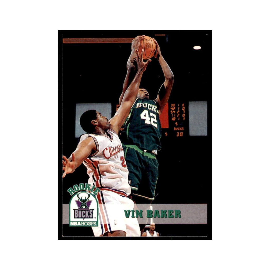 1993 NBA Hoops Vin Baker RC Basketball Cards #363