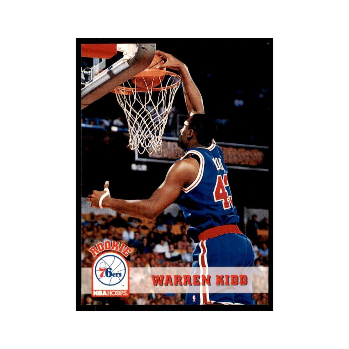 1993 NBA Hoops Warren Kidd RC Basketball Cards #387