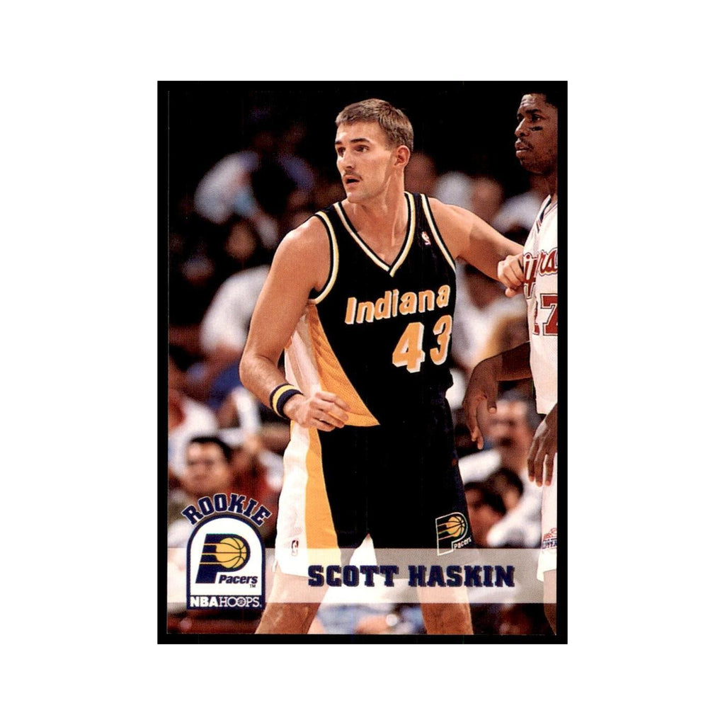 1993 NBA Hoops Scott Haskin Basketball Cards #346