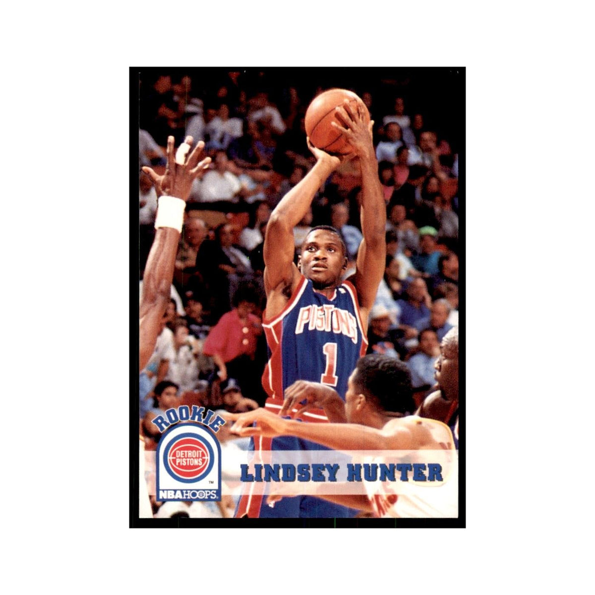 1993 NBA Hoops Lindsey Hunter RC Basketball Cards #333