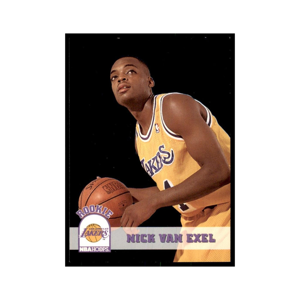 1993 NBA Hoops Nick Van Exel RC Basketball Cards #356