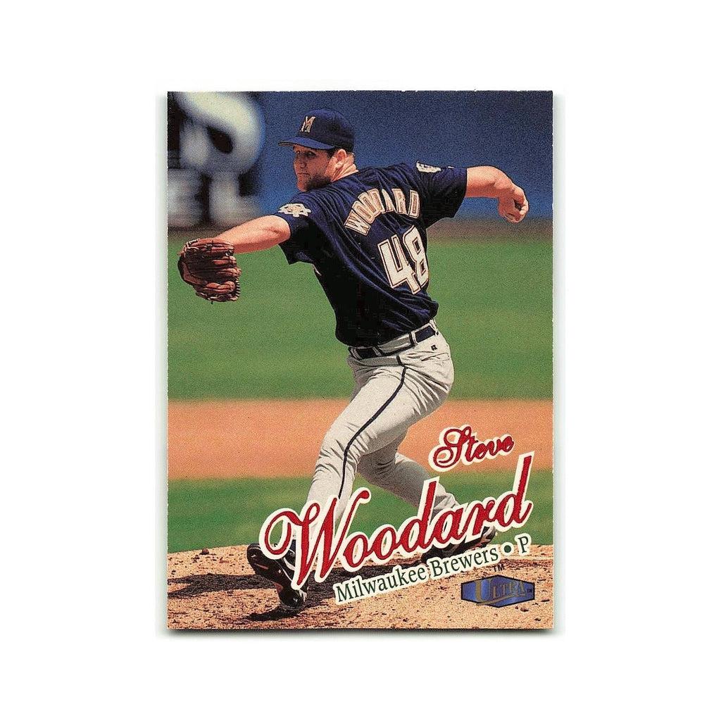 Steve Woodard 1998 Fleer Ultra #19 Milwaukee Brewers Baseball Card NM