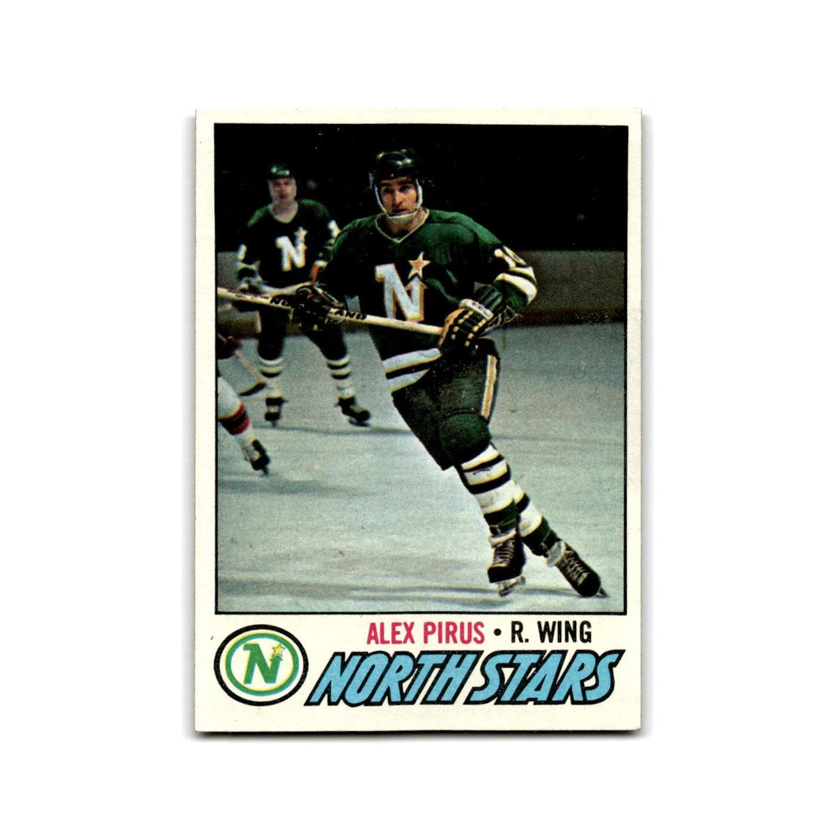 1977 Topps Alex Pirus RC Minnesota North Stars #204