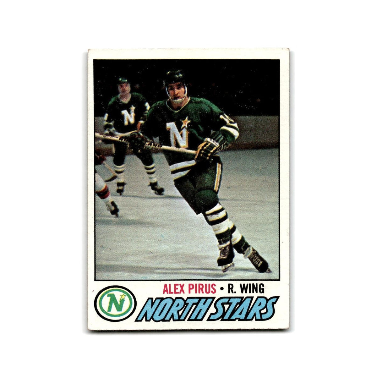 1977 Topps Alex Pirus RC Minnesota North Stars #204