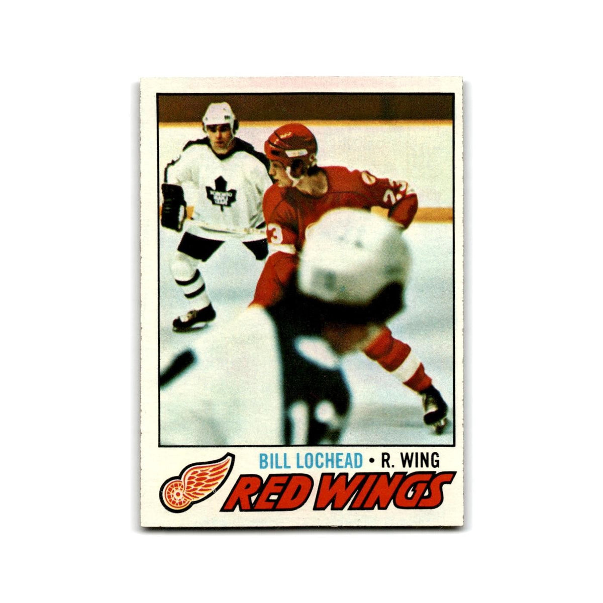 1977 Topps Bill Lochead Detroit Red Wings #212
