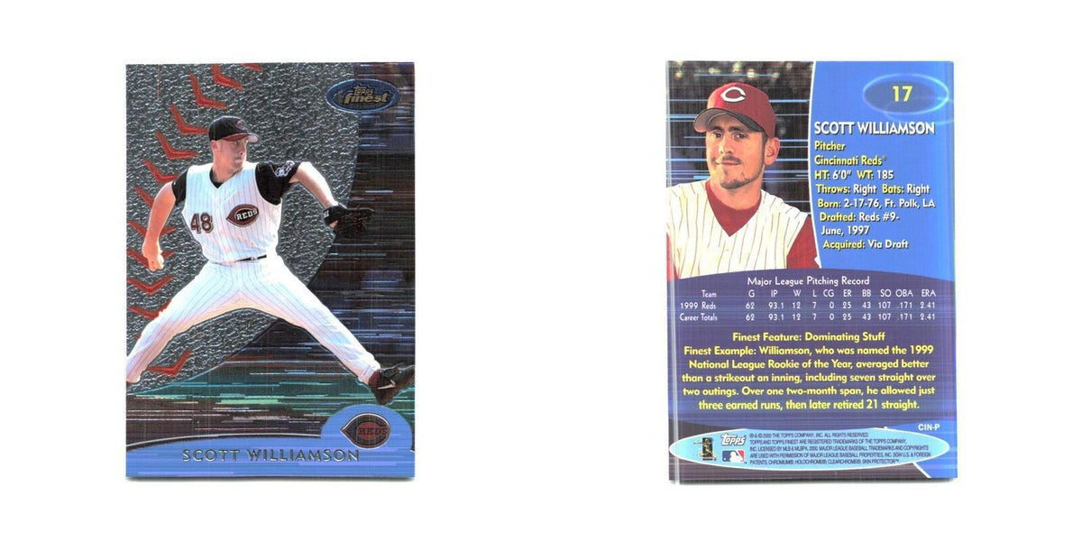 2000 Finest Scott Williamson Reds #17