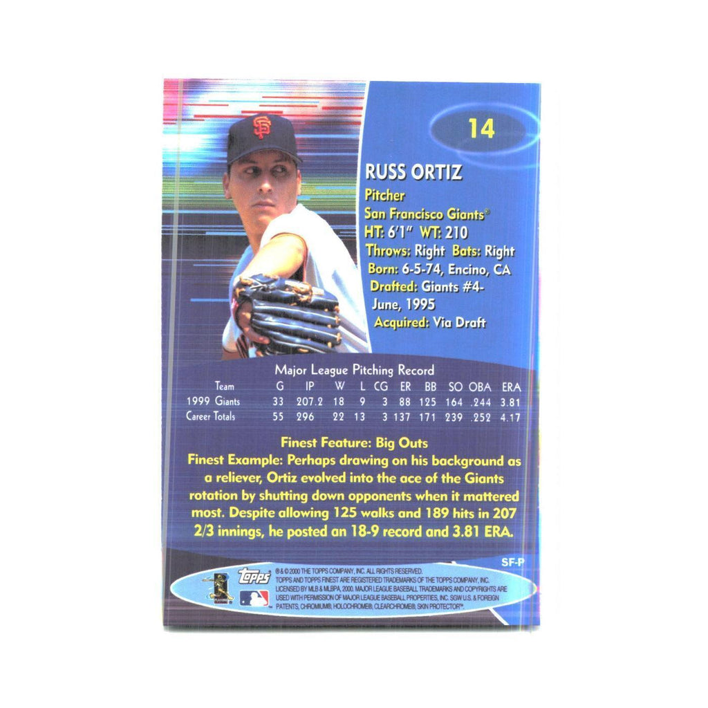 2000 Finest Russ Ortiz Giants #14