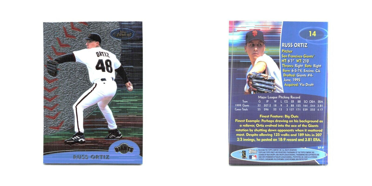 2000 Finest Russ Ortiz Giants #14