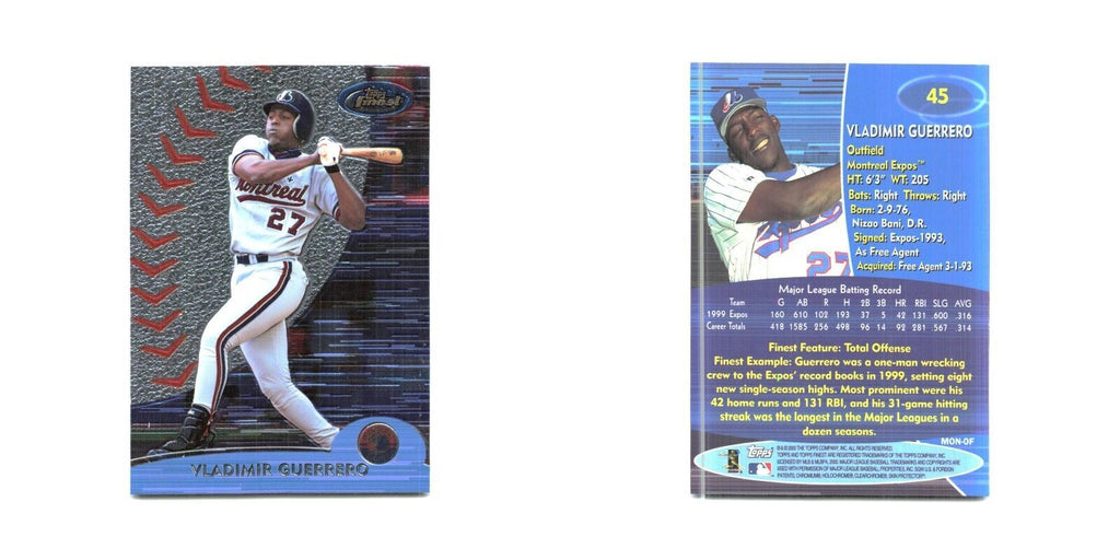 2000 Finest Vladimir Guerrero Montreal Expos #45