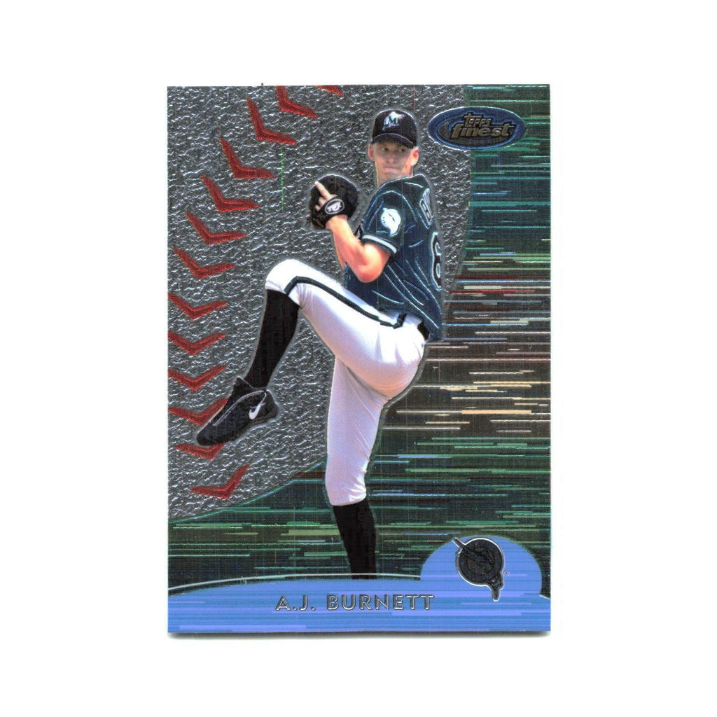 2000 Finest A.J. Burnett Florida Marlins #87