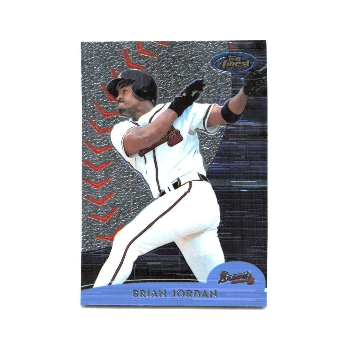 2000 Finest Brian Jordan Braves #72