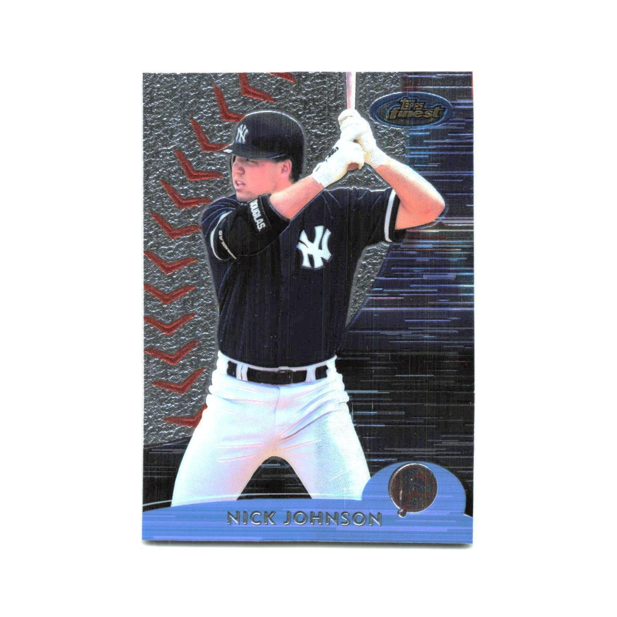 2000 Finest Nick Johnson Yankees #85
