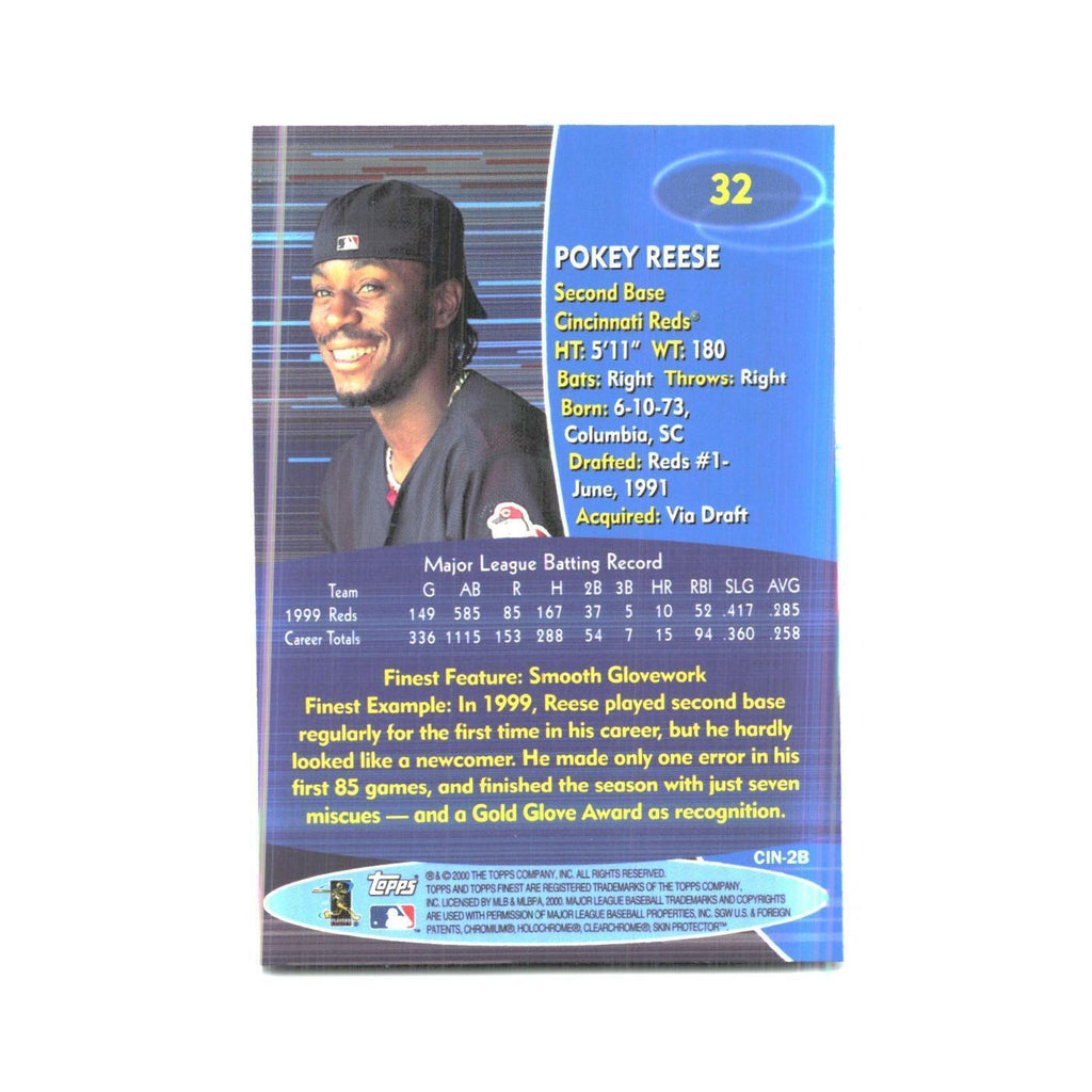 2000 Finest Pokey Reese Reds #32