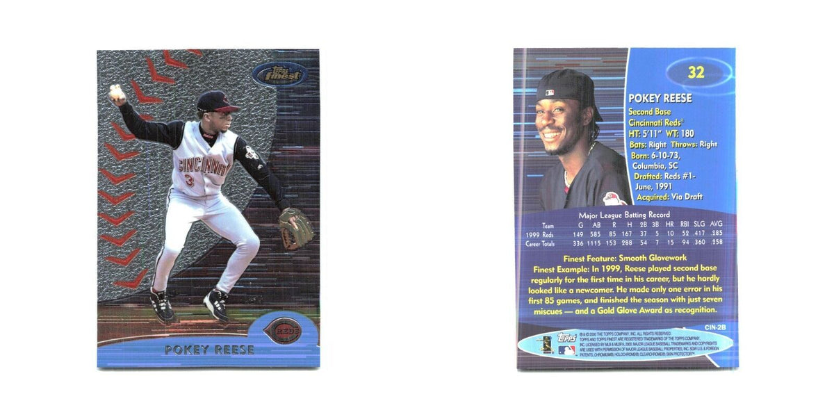 2000 Finest Pokey Reese Reds #32