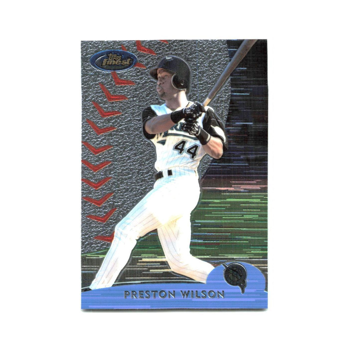 2000 Finest Preston Wilson Florida Marlins #25