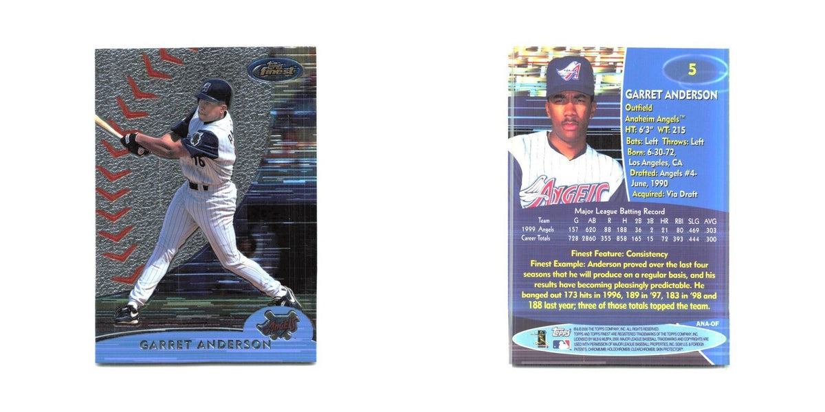 2000 Finest Garret Anderson Angels #5