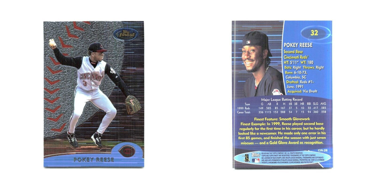 2000 Finest Pokey Reese Reds #32