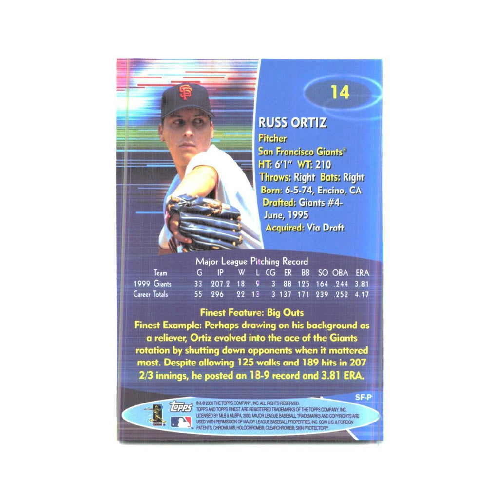 2000 Finest Russ Ortiz Giants #14