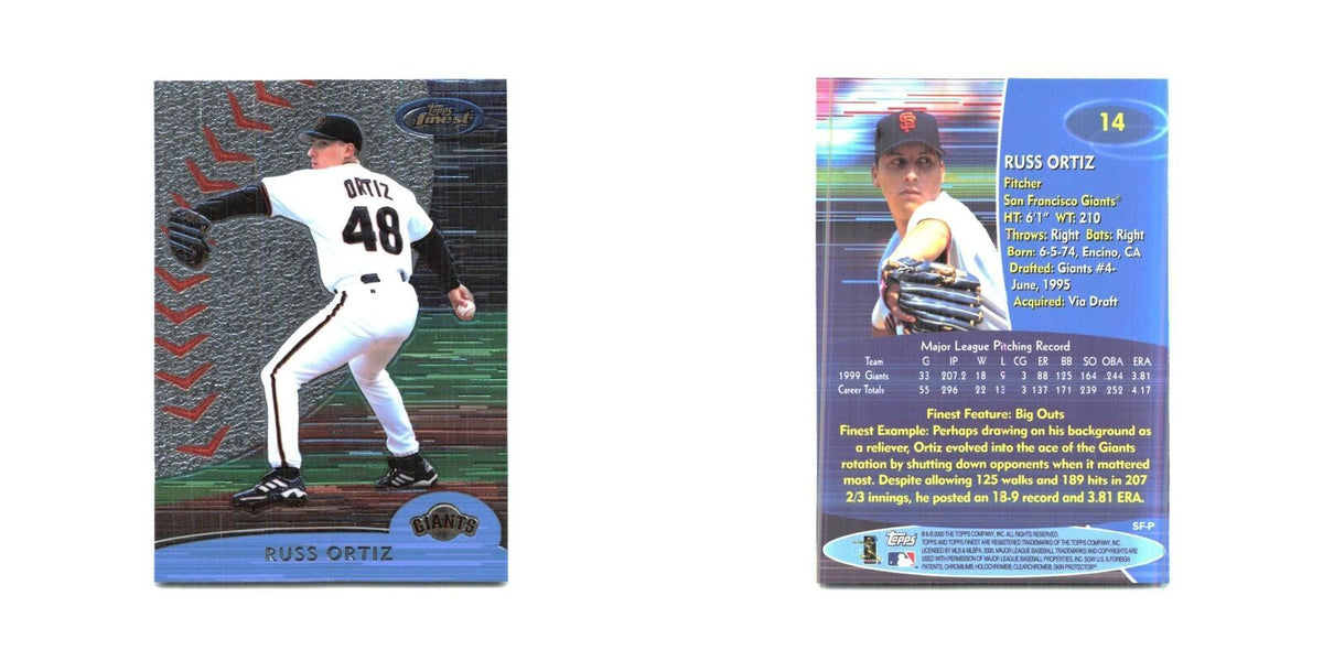 2000 Finest Russ Ortiz Giants #14