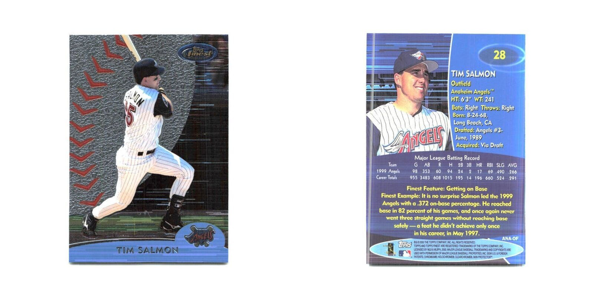 2000 Finest Tim Salmon Angels #28