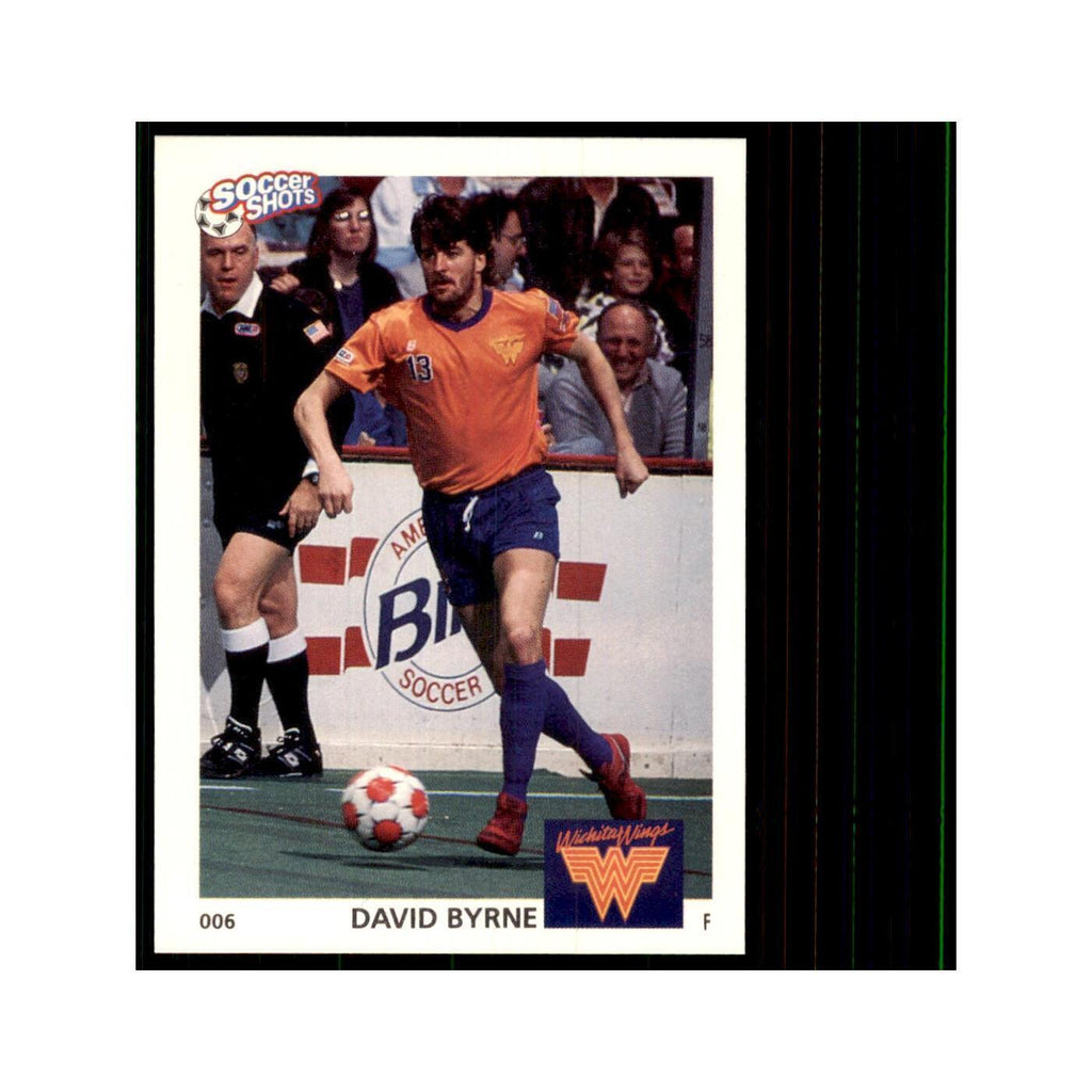 1991 World Soccer Promotion David Byrne Soccer Cards #6