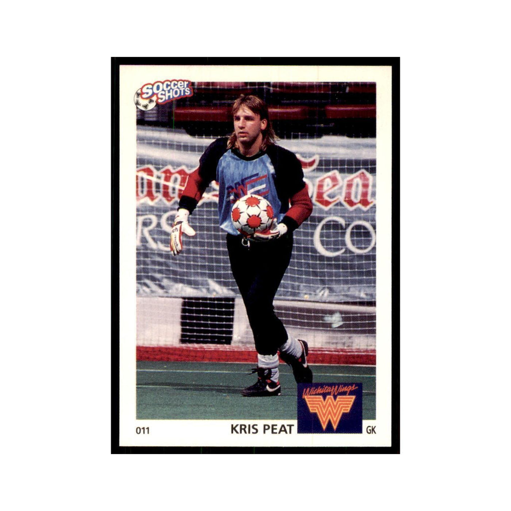 1991 World Soccer Promotion Kris Peat Soccer Cards #11