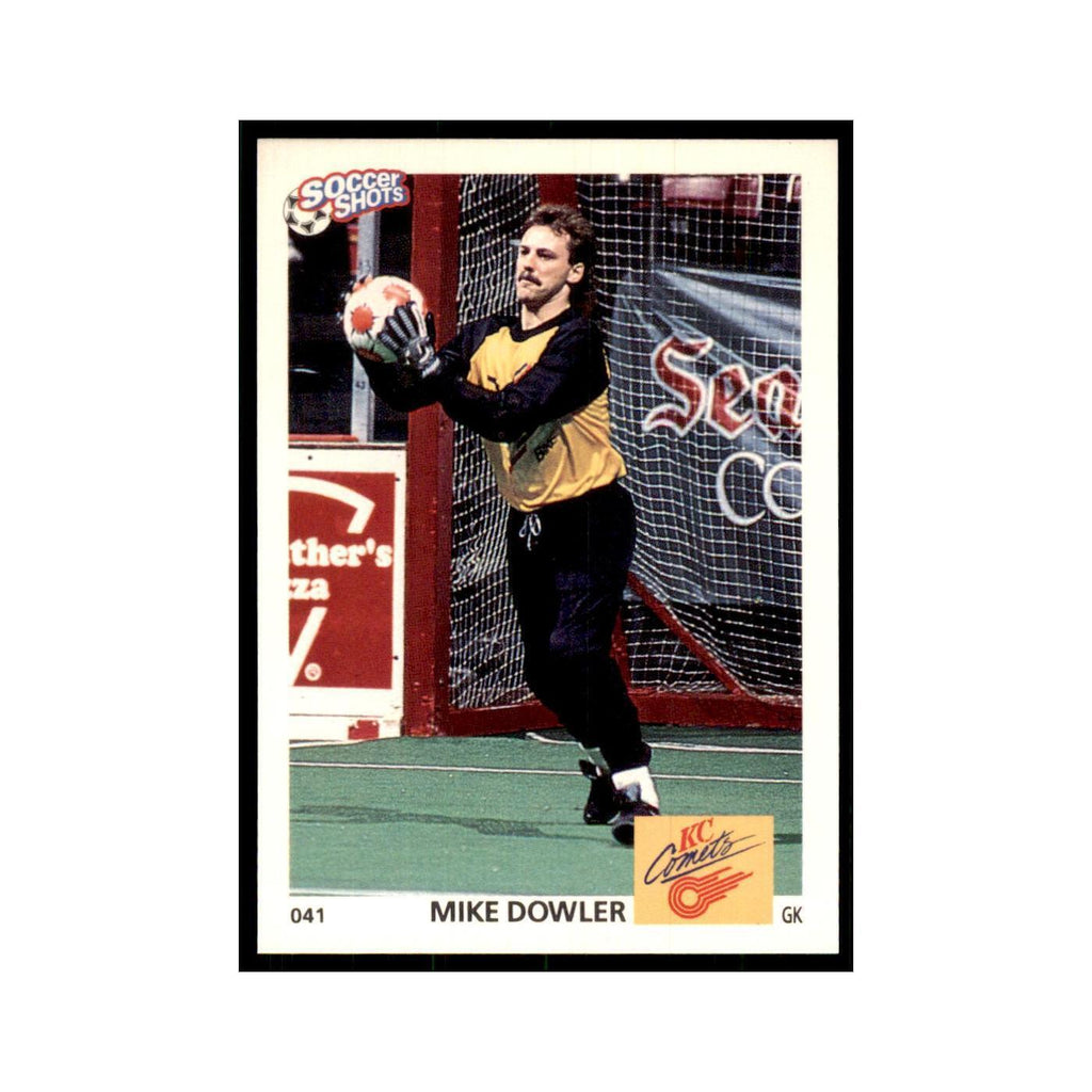 1991 World Soccer Promotion Mike Dowler Soccer Cards #41