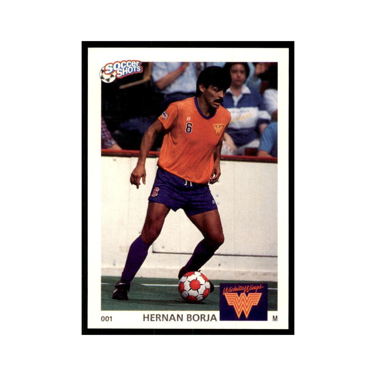 1991 World Soccer Promotion Hernan Borja Soccer Cards #1