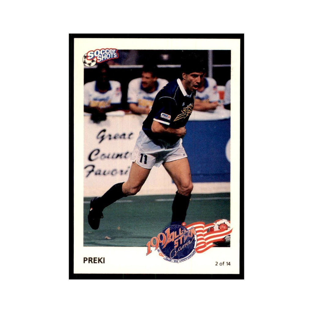 1991 World Soccer Promotion Preki Soccer Cards #2