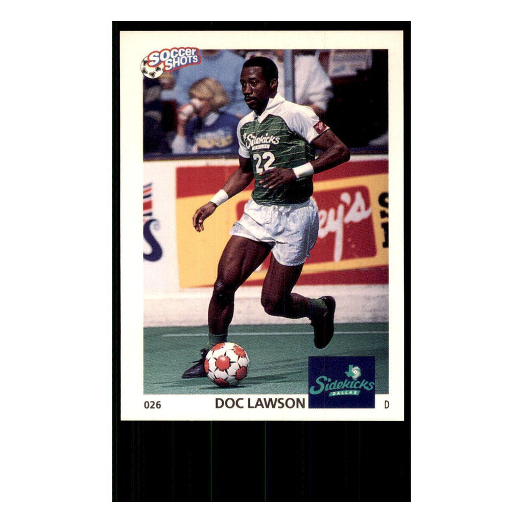 1991 World Soccer Promotion Doc Lawson Soccer Cards #26