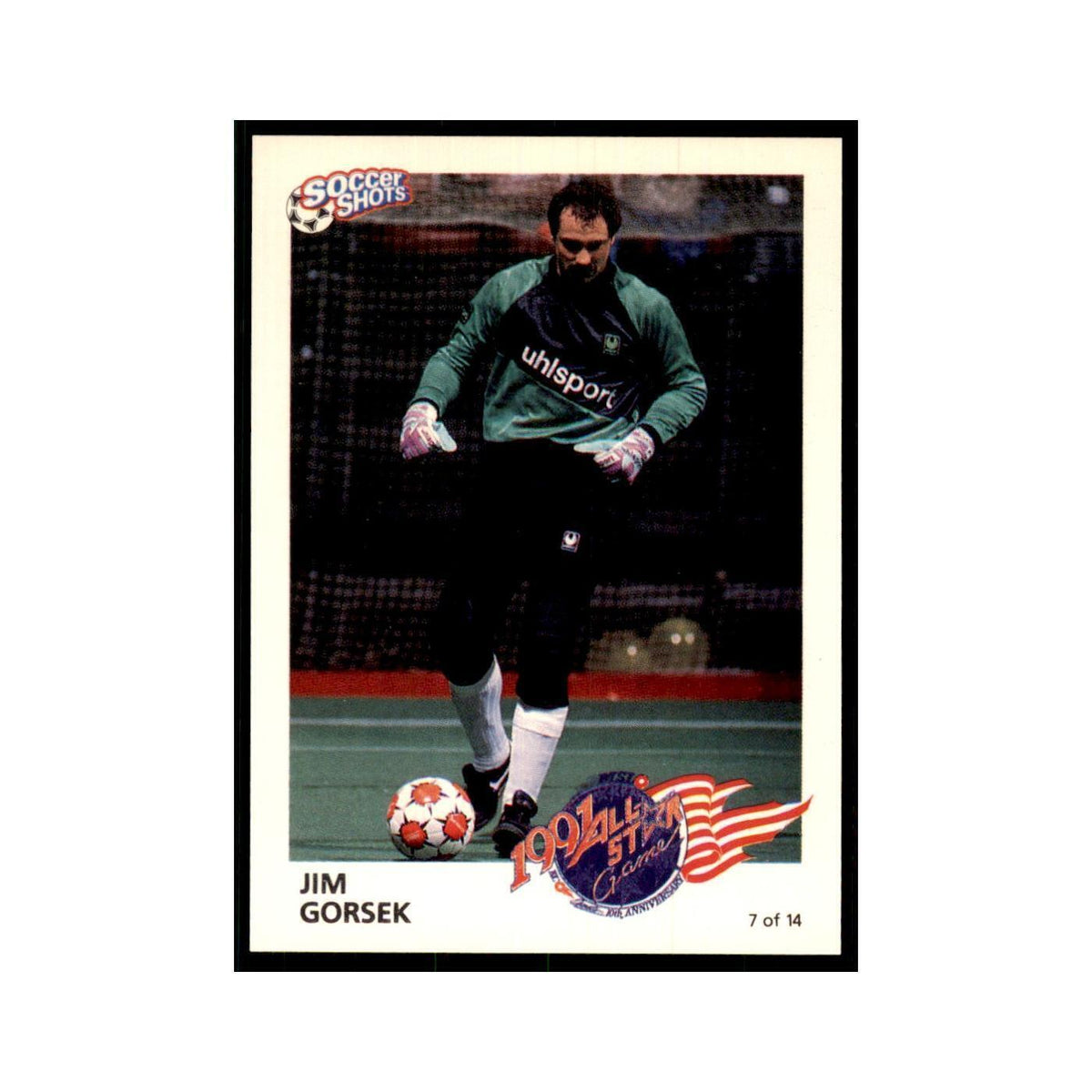 1991 World Soccer Promotion Jim Gorsek Soccer Cards #7