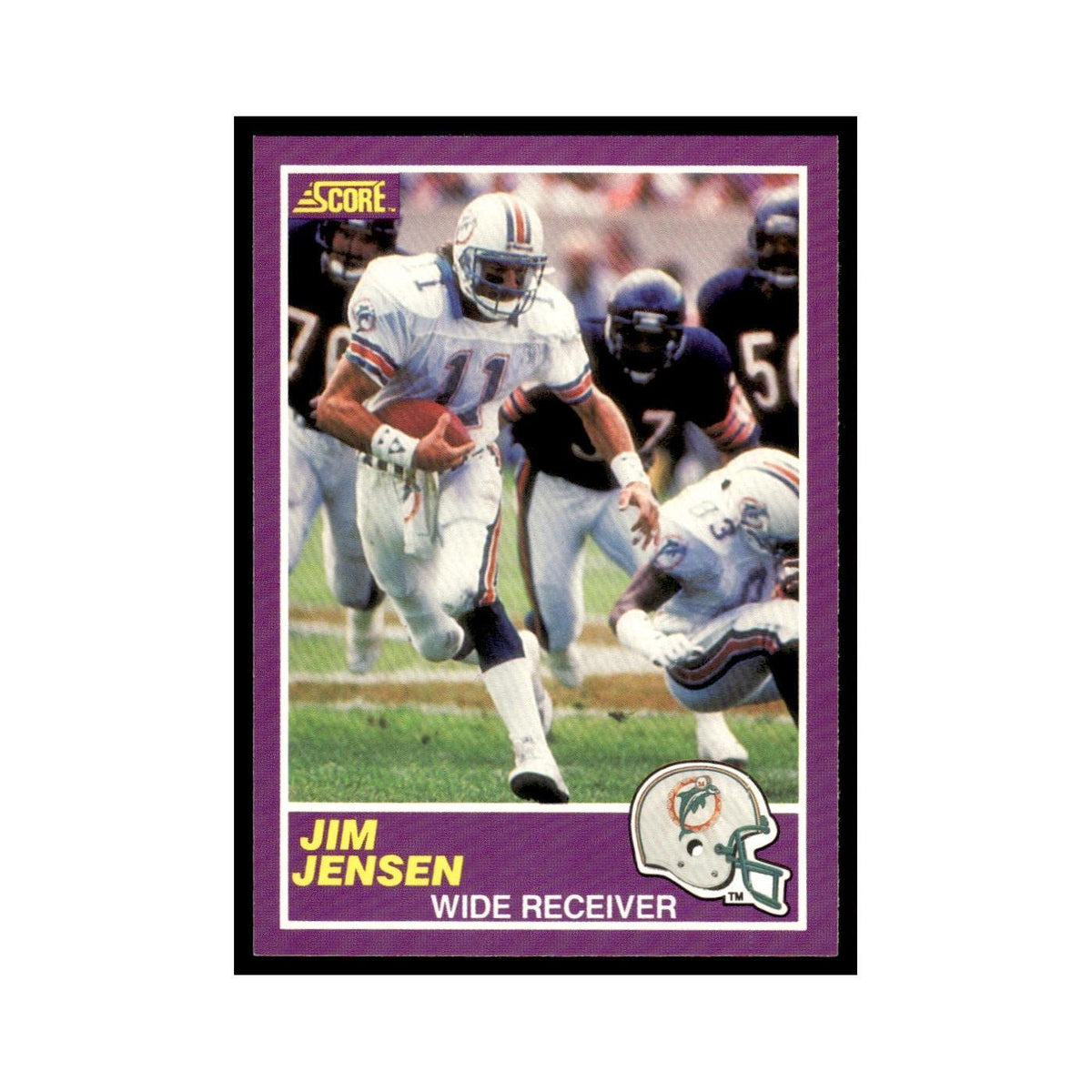 1989 Score Supplemental Jim C. Jensen Dolphins #365S