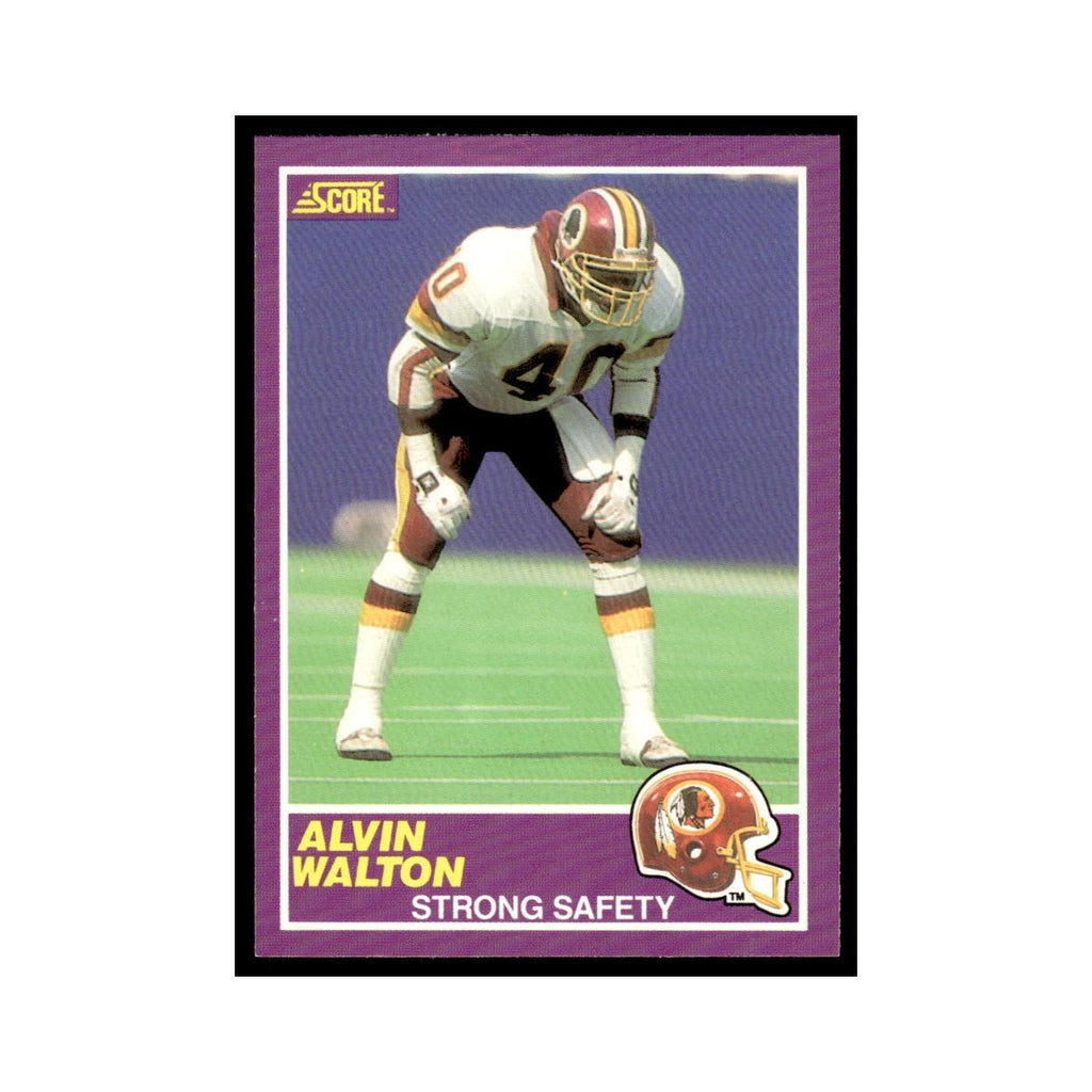 1989 Score Supplemental Alvin Walton Redskins #334S