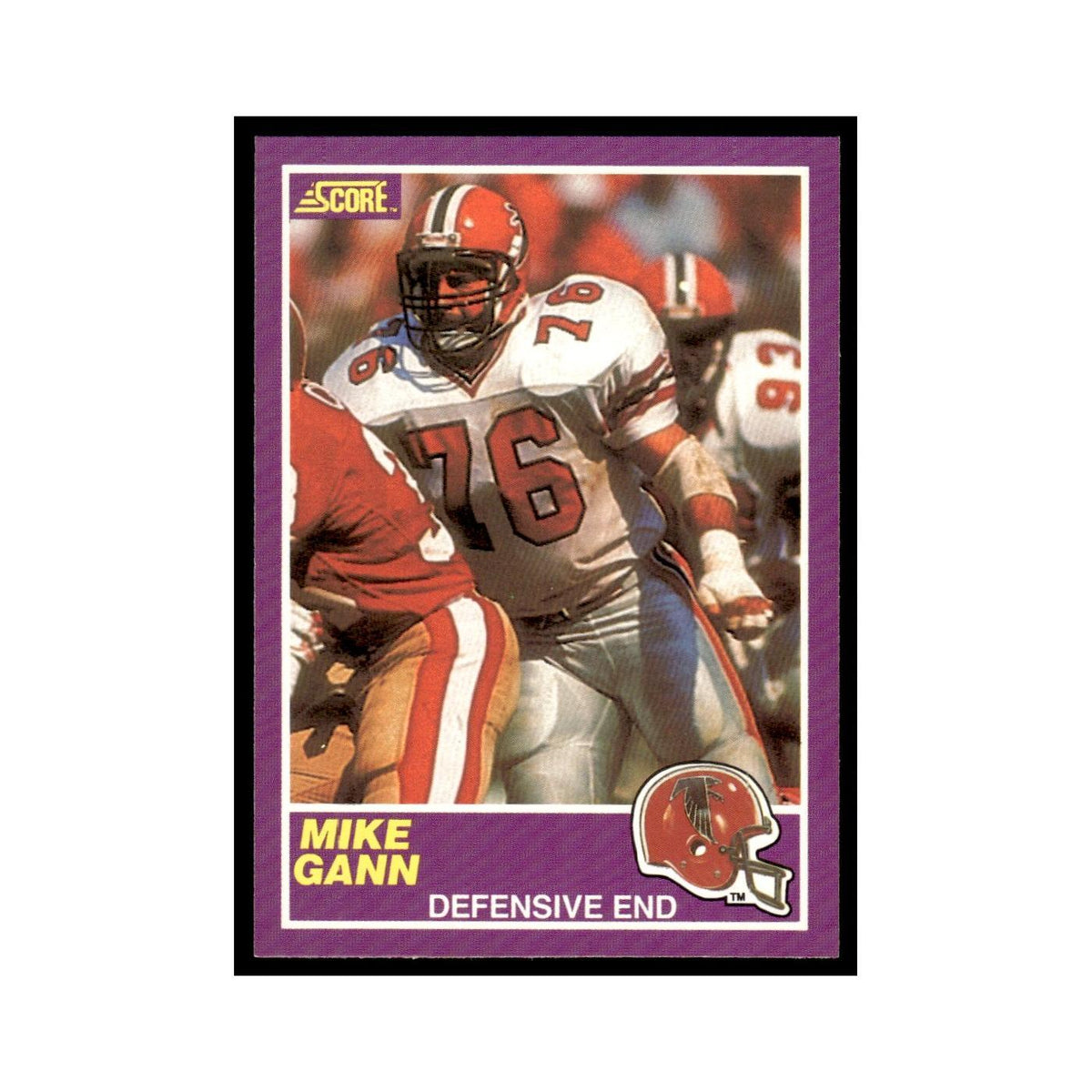 1989 Score Supplemental Mike Gann Falcons #395S